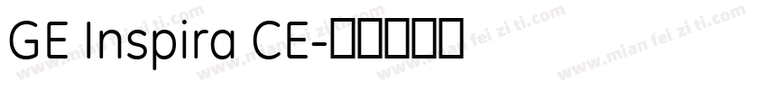 GE Inspira CE字体转换
